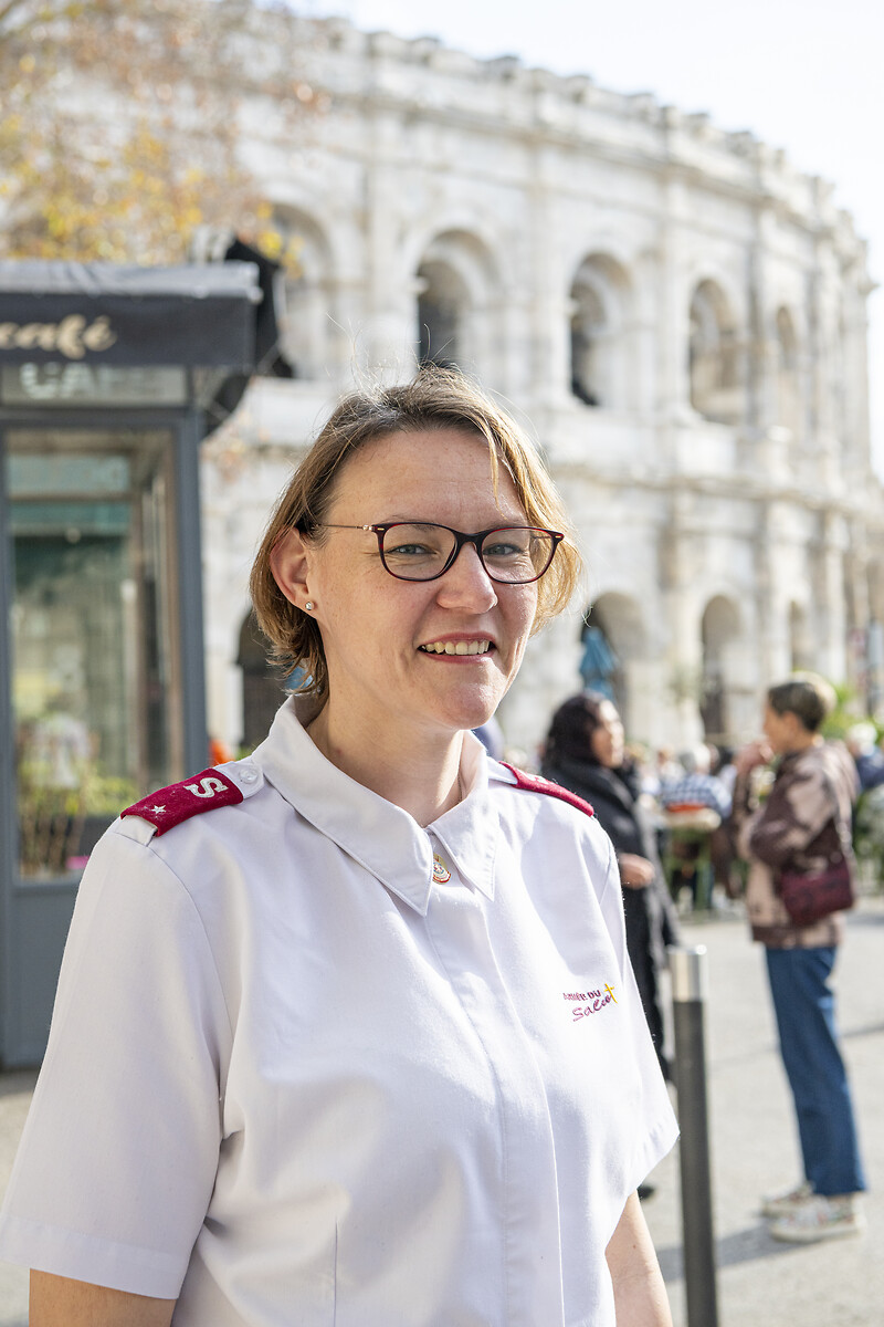 Congrégation Armée du salut - Poste de Nîmes Janvier 2024.• Elodie Gratas (Capitaine Officier)