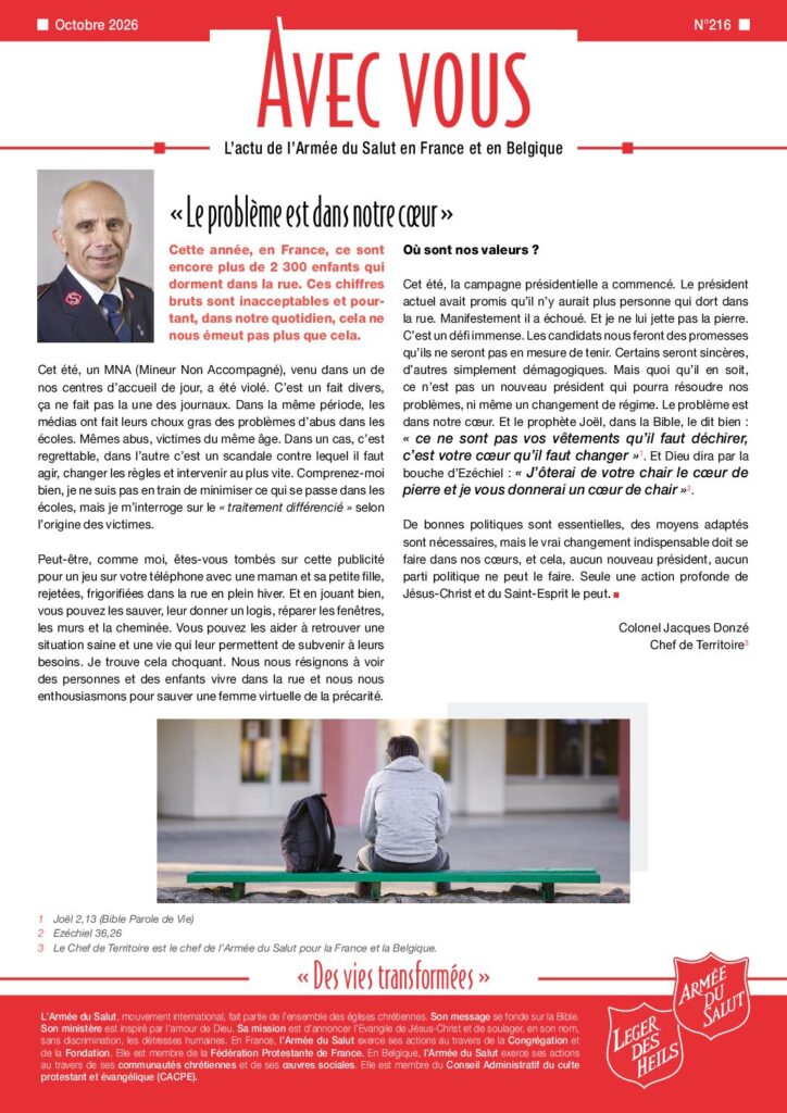 Le problème est dans notre coeur